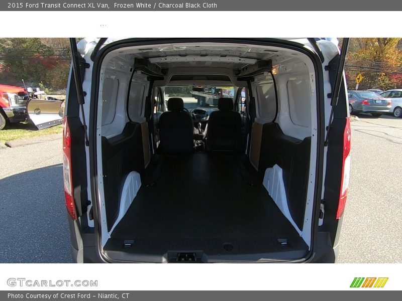 Frozen White / Charcoal Black Cloth 2015 Ford Transit Connect XL Van