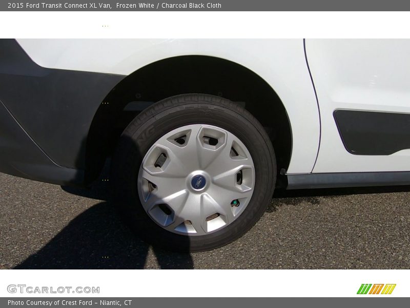 Frozen White / Charcoal Black Cloth 2015 Ford Transit Connect XL Van