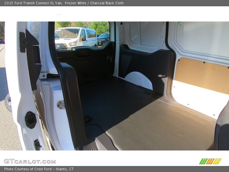 Frozen White / Charcoal Black Cloth 2015 Ford Transit Connect XL Van