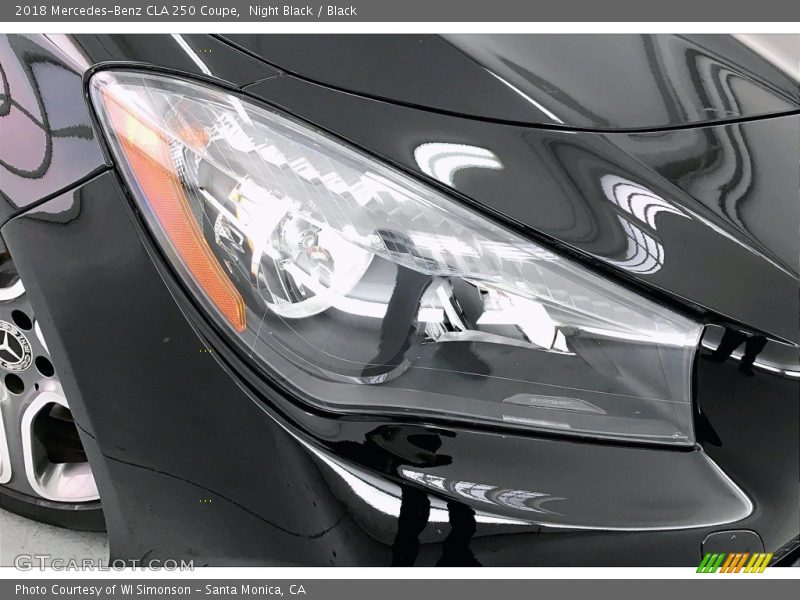 Night Black / Black 2018 Mercedes-Benz CLA 250 Coupe