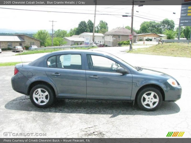 Blue Granite Metallic / Gray 2005 Chevrolet Cobalt Sedan