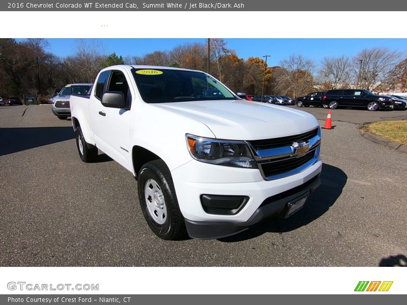 Summit White / Jet Black/Dark Ash 2016 Chevrolet Colorado WT Extended Cab