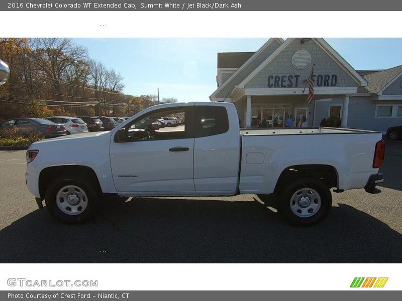 Summit White / Jet Black/Dark Ash 2016 Chevrolet Colorado WT Extended Cab