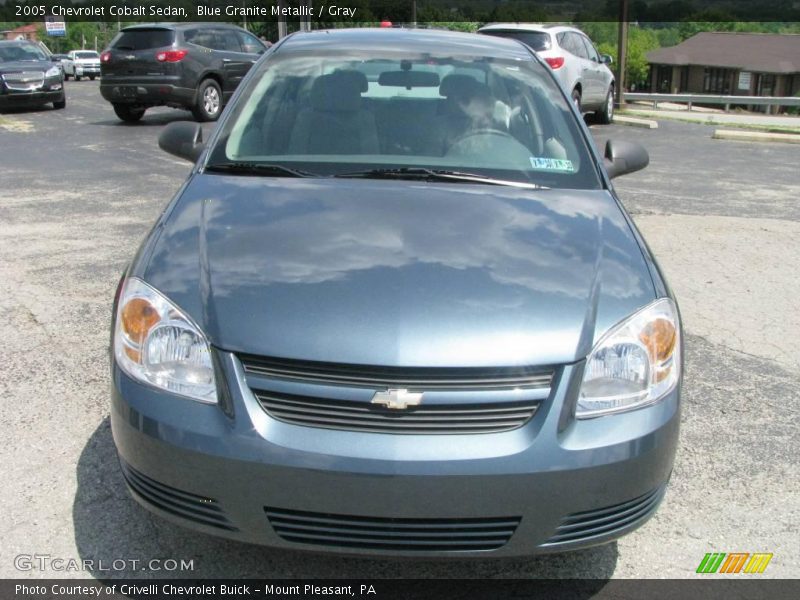 Blue Granite Metallic / Gray 2005 Chevrolet Cobalt Sedan