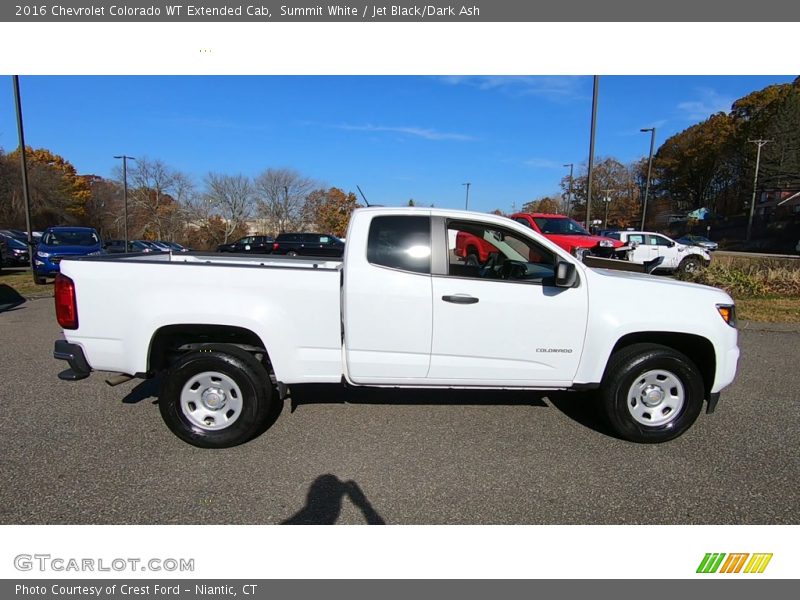 Summit White / Jet Black/Dark Ash 2016 Chevrolet Colorado WT Extended Cab