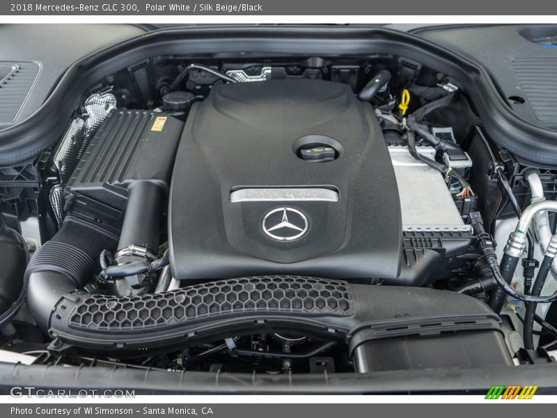 Polar White / Silk Beige/Black 2018 Mercedes-Benz GLC 300