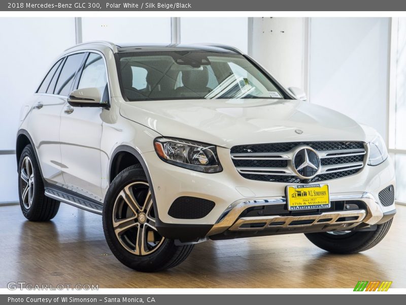 Polar White / Silk Beige/Black 2018 Mercedes-Benz GLC 300