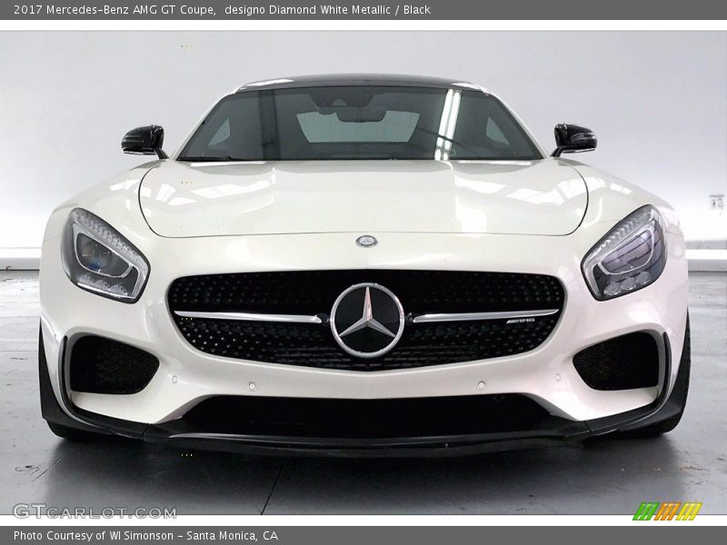 designo Diamond White Metallic / Black 2017 Mercedes-Benz AMG GT Coupe