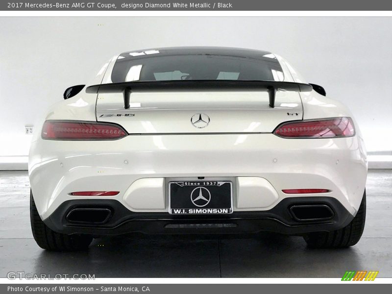 designo Diamond White Metallic / Black 2017 Mercedes-Benz AMG GT Coupe