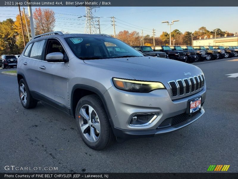 Billet Silver Metallic / Black 2021 Jeep Cherokee Limited 4x4