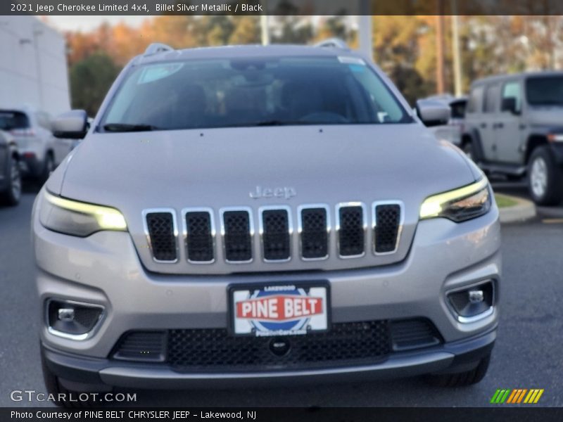 Billet Silver Metallic / Black 2021 Jeep Cherokee Limited 4x4