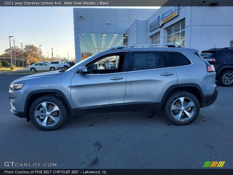 Billet Silver Metallic / Black 2021 Jeep Cherokee Limited 4x4