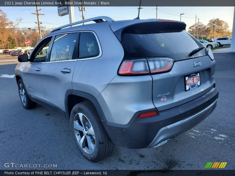 Billet Silver Metallic / Black 2021 Jeep Cherokee Limited 4x4