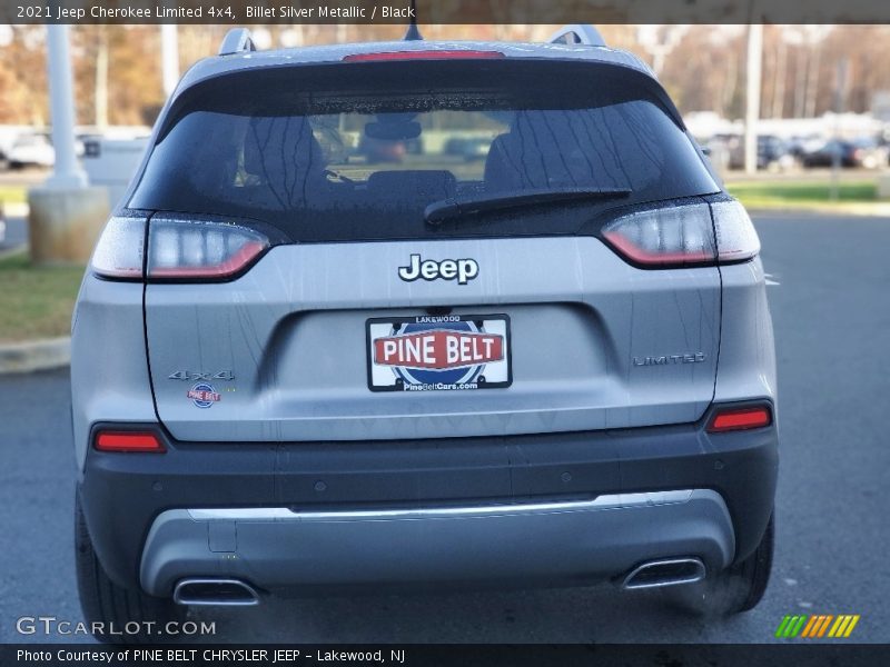 Billet Silver Metallic / Black 2021 Jeep Cherokee Limited 4x4