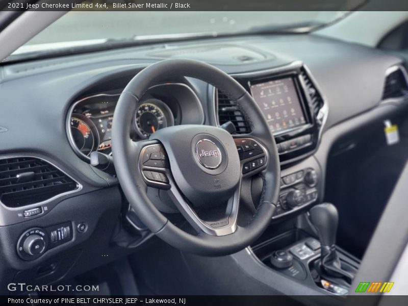Billet Silver Metallic / Black 2021 Jeep Cherokee Limited 4x4