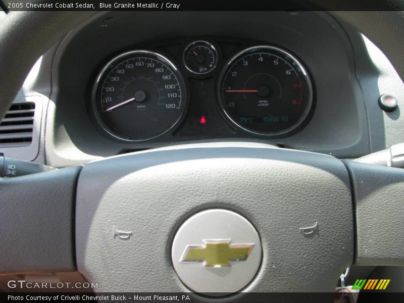 Blue Granite Metallic / Gray 2005 Chevrolet Cobalt Sedan