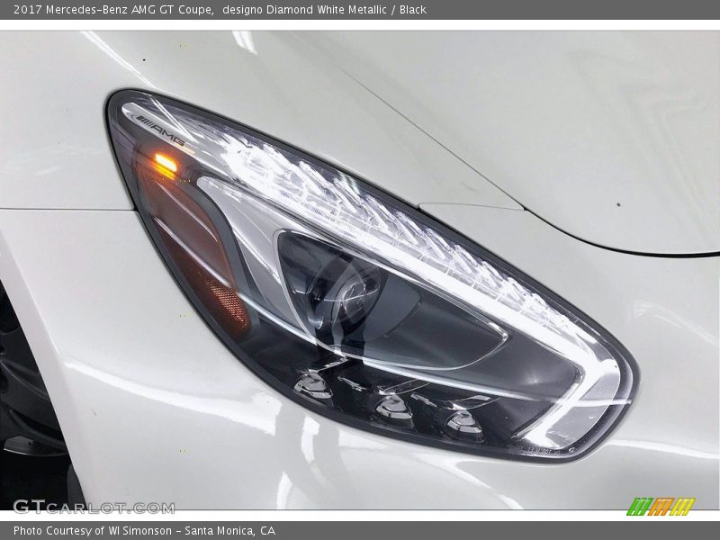 designo Diamond White Metallic / Black 2017 Mercedes-Benz AMG GT Coupe