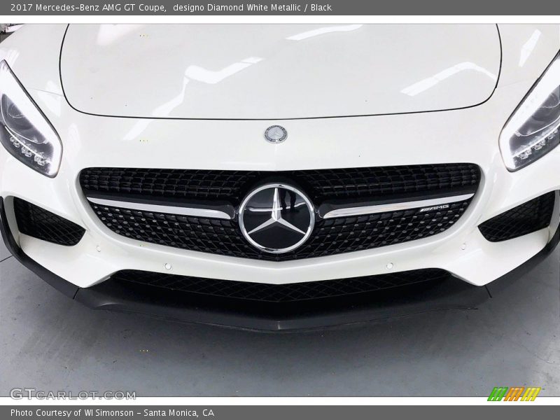 designo Diamond White Metallic / Black 2017 Mercedes-Benz AMG GT Coupe