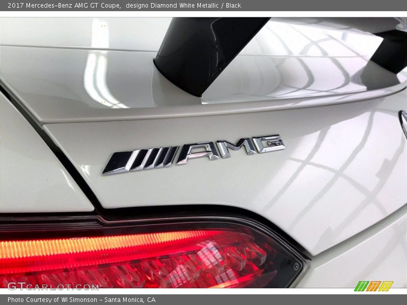designo Diamond White Metallic / Black 2017 Mercedes-Benz AMG GT Coupe