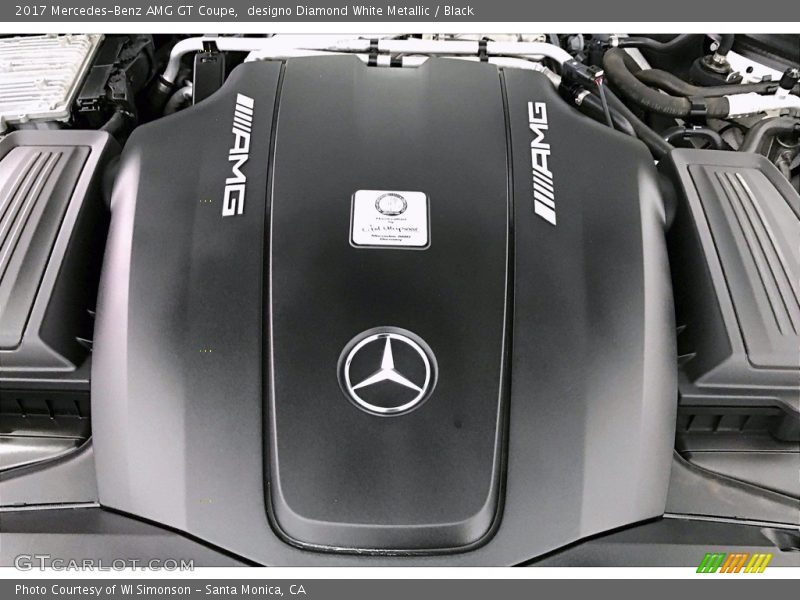 designo Diamond White Metallic / Black 2017 Mercedes-Benz AMG GT Coupe