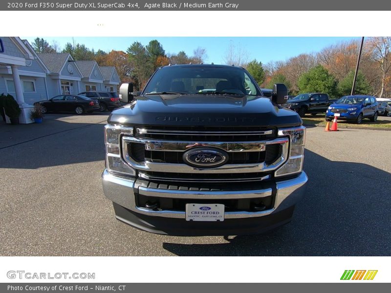 Agate Black / Medium Earth Gray 2020 Ford F350 Super Duty XL SuperCab 4x4