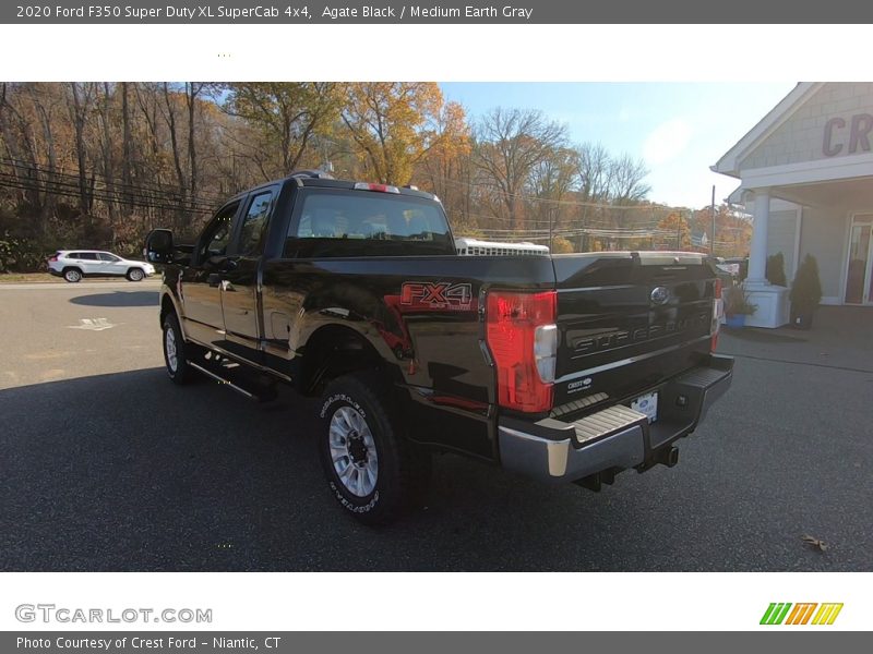 Agate Black / Medium Earth Gray 2020 Ford F350 Super Duty XL SuperCab 4x4