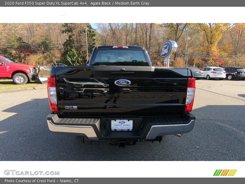 Agate Black / Medium Earth Gray 2020 Ford F350 Super Duty XL SuperCab 4x4