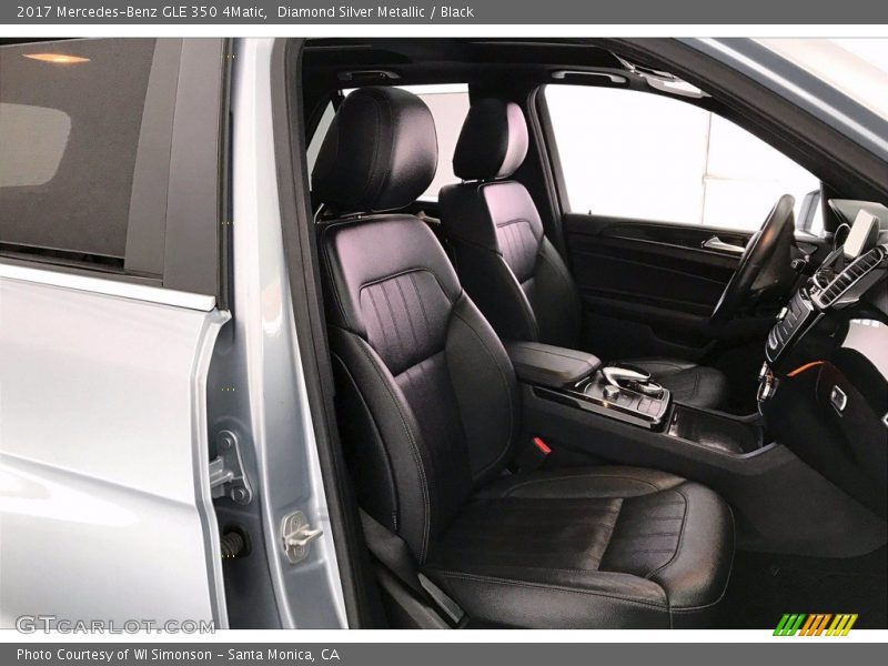 Diamond Silver Metallic / Black 2017 Mercedes-Benz GLE 350 4Matic