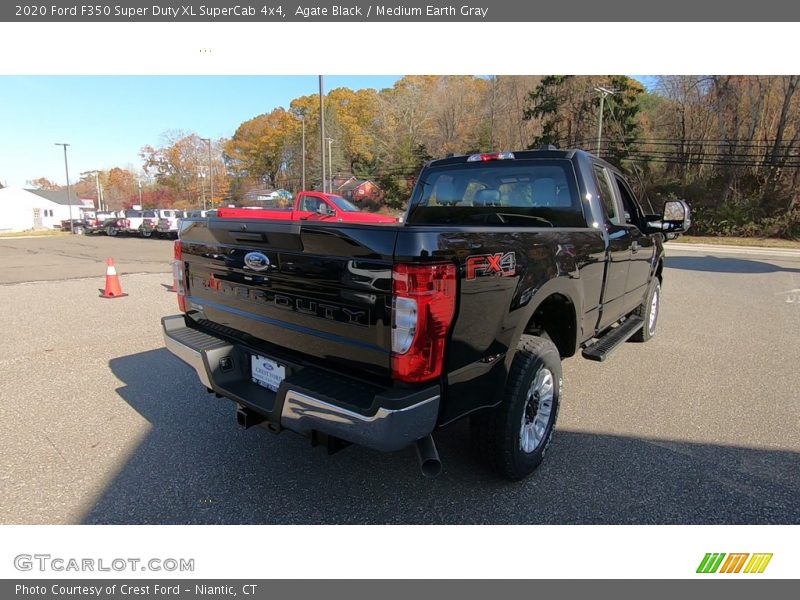 Agate Black / Medium Earth Gray 2020 Ford F350 Super Duty XL SuperCab 4x4