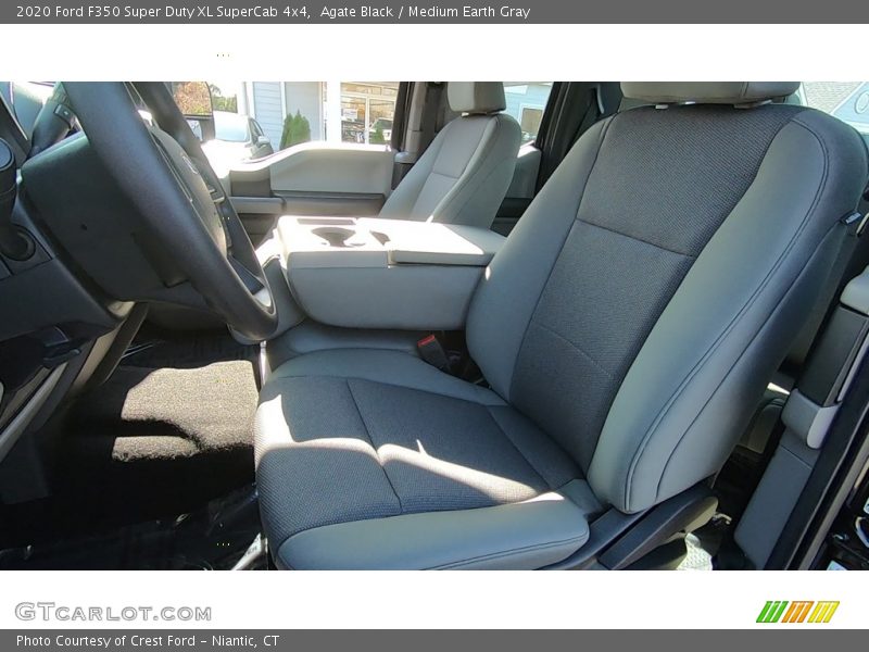 Agate Black / Medium Earth Gray 2020 Ford F350 Super Duty XL SuperCab 4x4