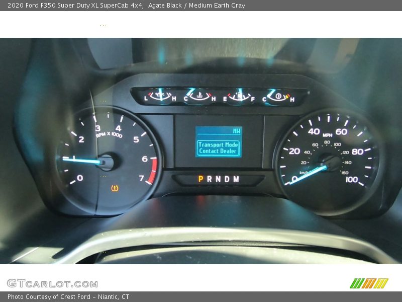 Agate Black / Medium Earth Gray 2020 Ford F350 Super Duty XL SuperCab 4x4