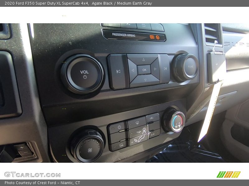Agate Black / Medium Earth Gray 2020 Ford F350 Super Duty XL SuperCab 4x4