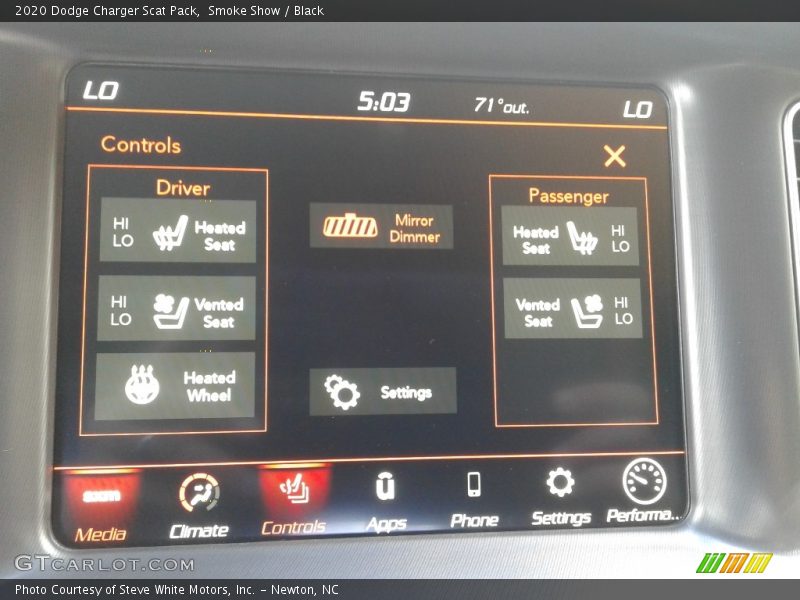 Smoke Show / Black 2020 Dodge Charger Scat Pack