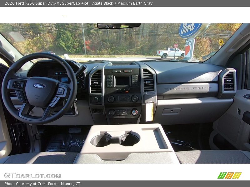 Agate Black / Medium Earth Gray 2020 Ford F350 Super Duty XL SuperCab 4x4