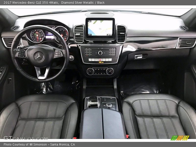 Diamond Silver Metallic / Black 2017 Mercedes-Benz GLE 350 4Matic