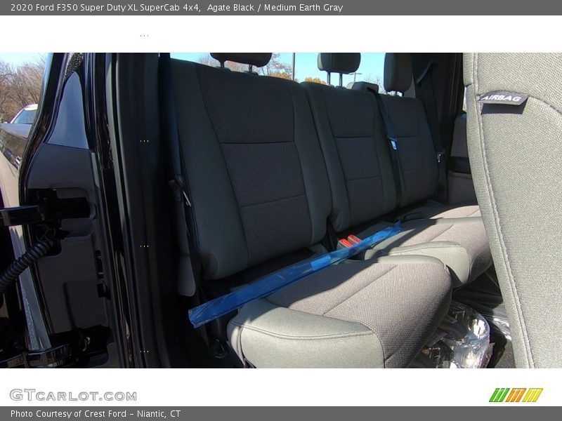 Agate Black / Medium Earth Gray 2020 Ford F350 Super Duty XL SuperCab 4x4