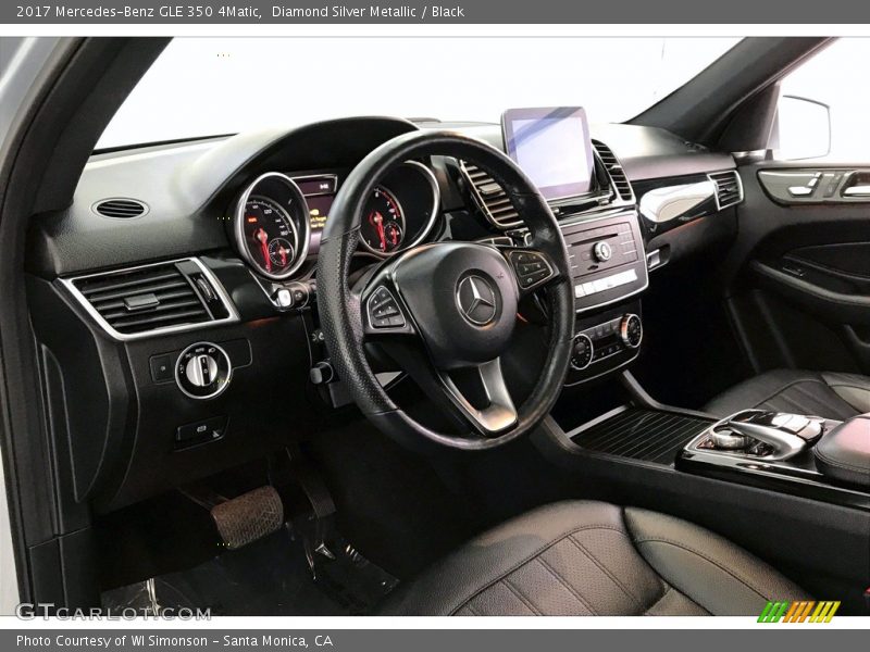 Diamond Silver Metallic / Black 2017 Mercedes-Benz GLE 350 4Matic