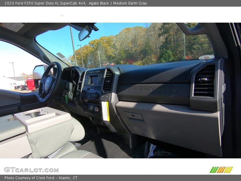 Agate Black / Medium Earth Gray 2020 Ford F350 Super Duty XL SuperCab 4x4