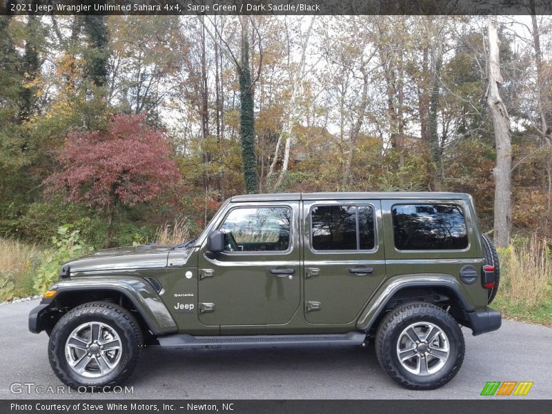  2021 Wrangler Unlimited Sahara 4x4 Sarge Green