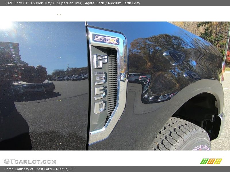 Agate Black / Medium Earth Gray 2020 Ford F350 Super Duty XL SuperCab 4x4