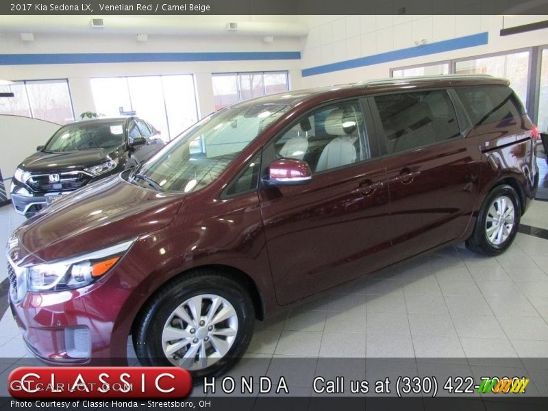 Venetian Red / Camel Beige 2017 Kia Sedona LX