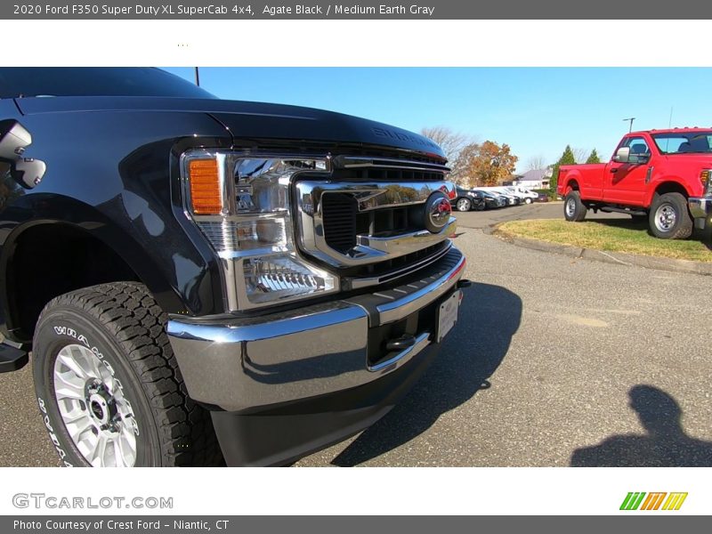Agate Black / Medium Earth Gray 2020 Ford F350 Super Duty XL SuperCab 4x4