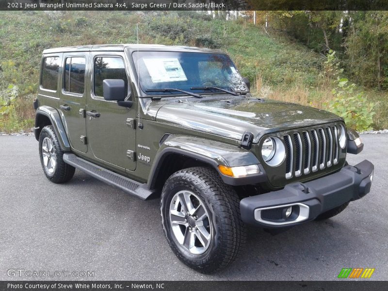 Sarge Green / Dark Saddle/Black 2021 Jeep Wrangler Unlimited Sahara 4x4