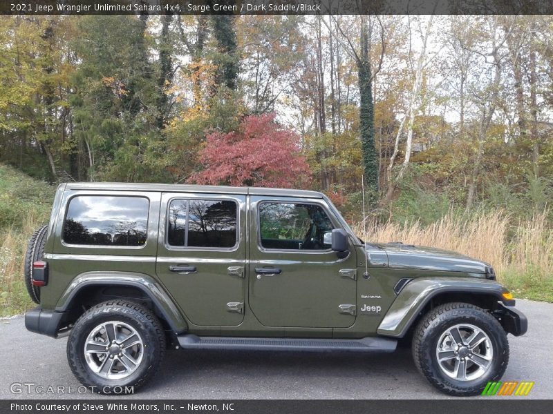Sarge Green / Dark Saddle/Black 2021 Jeep Wrangler Unlimited Sahara 4x4