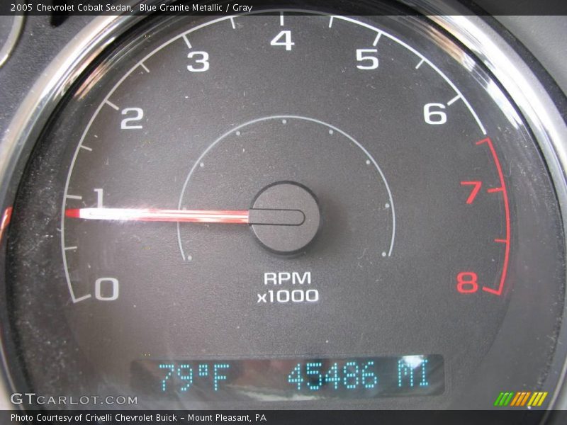 Blue Granite Metallic / Gray 2005 Chevrolet Cobalt Sedan