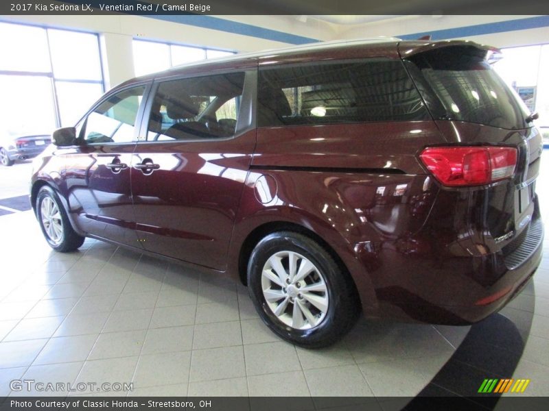 Venetian Red / Camel Beige 2017 Kia Sedona LX