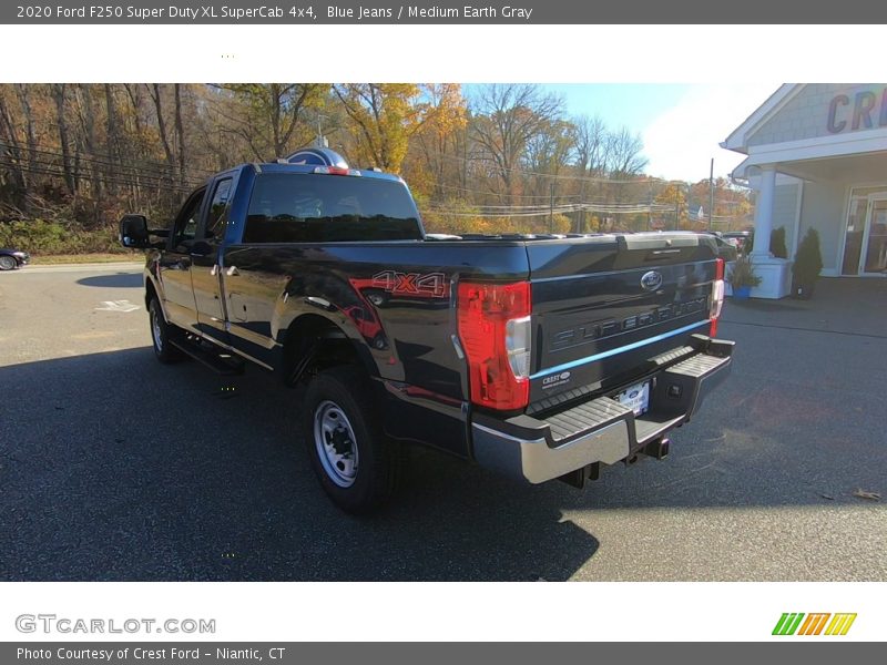 Blue Jeans / Medium Earth Gray 2020 Ford F250 Super Duty XL SuperCab 4x4