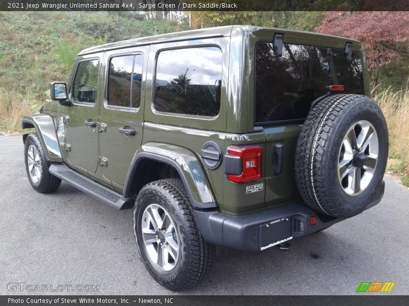 Sarge Green / Dark Saddle/Black 2021 Jeep Wrangler Unlimited Sahara 4x4