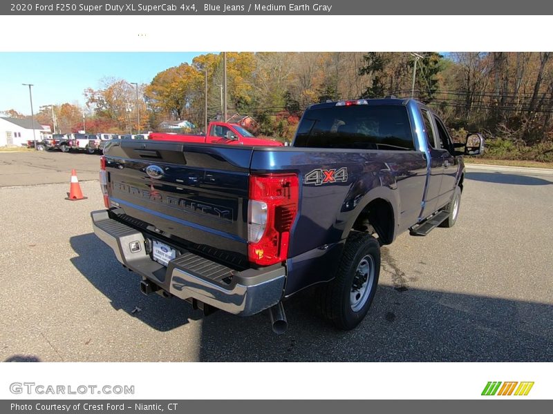 Blue Jeans / Medium Earth Gray 2020 Ford F250 Super Duty XL SuperCab 4x4