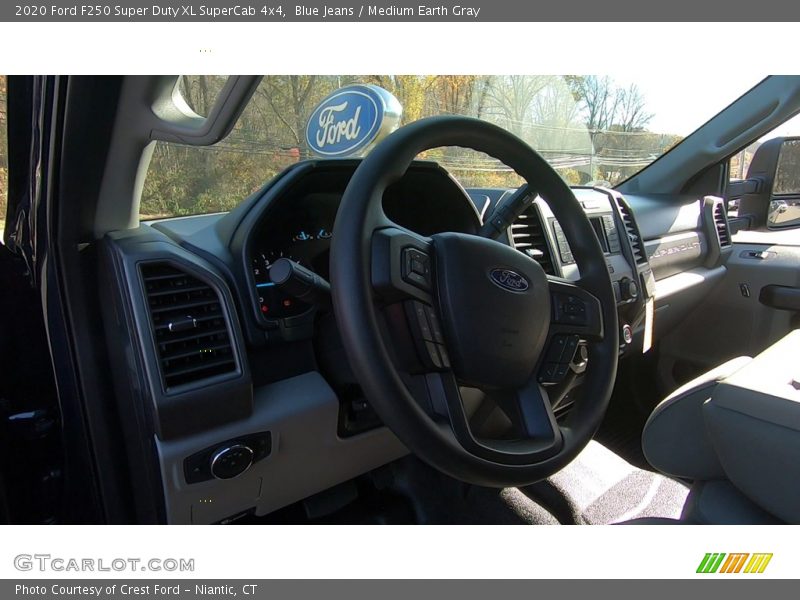 Blue Jeans / Medium Earth Gray 2020 Ford F250 Super Duty XL SuperCab 4x4